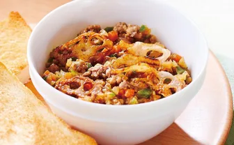 パリパリれんこんのキーマカレー